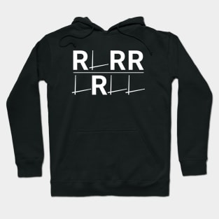 Paradiddle: RLRR LRLL Drum Rudiment Enthusiast Hoodie